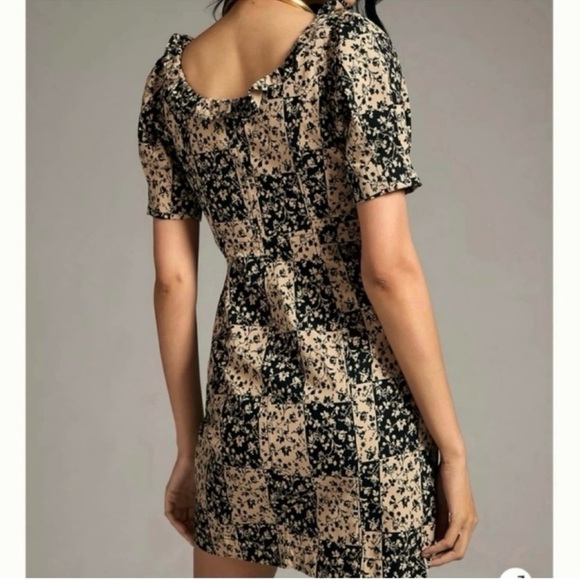 By Anthropologie Ruffled Puff-Sleeve Dress - Picture 3 of 4